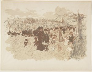 Avenue dans le Bois de Boulogne - Pierre Bonnard