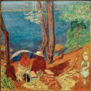 Bord de mer, sous les pins - Pierre Bonnard