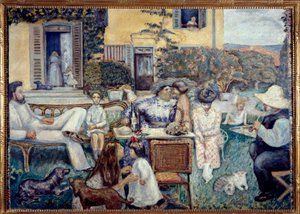 Après-midi bourgeois ou la famille Terrasse, 1900 - Pierre Bonnard