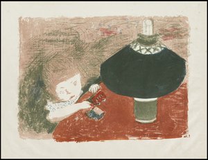 Enfant avec lampe