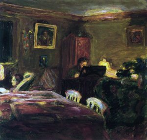 Claude Terrasse au Piano - Pierre Bonnard