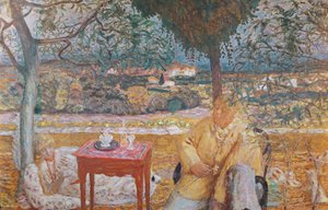 Conversation en Provence, vers 1913-14