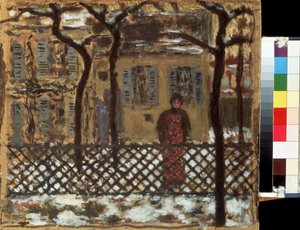 Derrière la clôture - Pierre Bonnard
