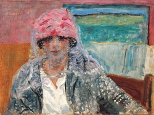 Femme à la voilette (Mme Lucienne Dupuy de Frenelle), c.1917 - Pierre Bonnard