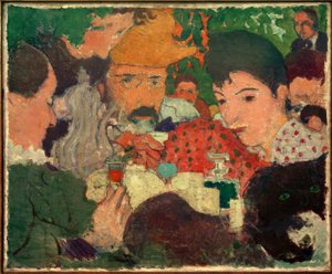 Goûter au jardin, étude pour L
