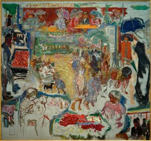 Grande décoration, scène de rue - Pierre Bonnard
