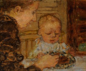 Grand-mère et enfant - Pierre Bonnard