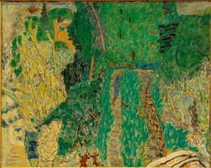 Jardin au petit pont - Pierre Bonnard