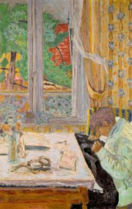 La Couturière, ou La couture près de la fenêtre - Pierre Bonnard
