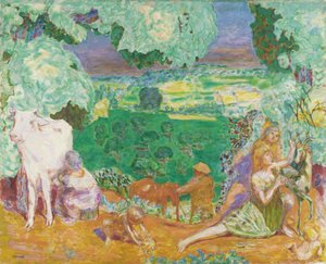La Symphonie pastorale Paysage, 1916-1920 - Pierre Bonnard