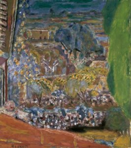 Paysage avec toits rouges - Pierre Bonnard