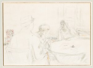 Le blessé dans sa famille - Pierre Bonnard