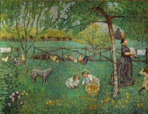Le grand jardin au Clos - Pierre Bonnard