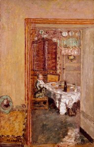 Petit garçon dans la salle à manger - Pierre Bonnard