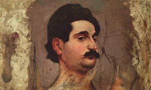 Homme avec une moustache, vers 1887-88 - Pierre Bonnard