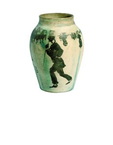 Petit vase : scène de rue, vers 1894-95