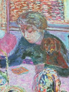 Portrait avec un chien, 1940