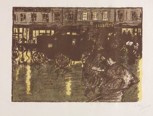 Rue le soir sous la pluie - Pierre Bonnard