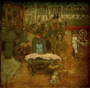Sur le boulevard - Pierre Bonnard