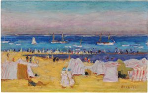 La Plage (Arachon), c.1922 - Pierre Bonnard