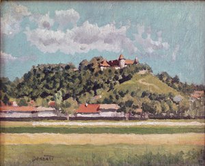 Le château de Virieu en Dauphiné, vers 1888 - Pierre Bonnard