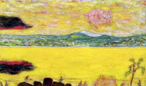 Le Golfe de St. Tropez au coucher du soleil - Pierre Bonnard