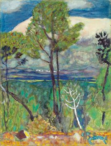 Les Pins, au Bord de la Mer, vers 1923 - Pierre Bonnard