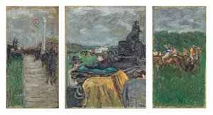 Les Courses à Longchamp - Pierre Bonnard