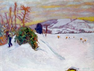 La Neige à Dauphine, 1910 - Pierre Bonnard