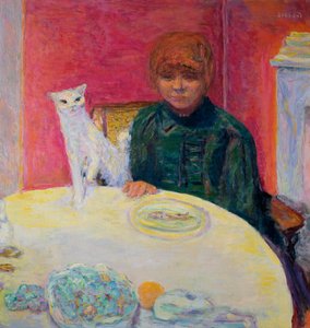 Femme avec un chat, 1912 - Pierre Bonnard