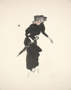 Femme au parapluie