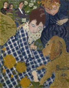 Femmes avec chien - Pierre Bonnard