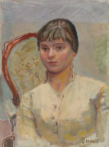 Jeune femme au fauteuil (étude), c.1916