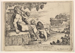 Bacchus, Satyre et Lion, 1610-42