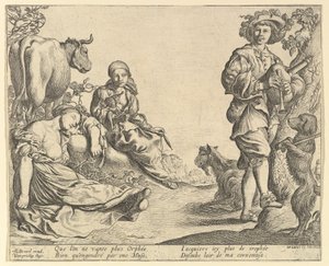 Joueur de cornemuse, 1610-50 - Pierre Brebiette