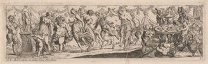 Nymphes et satyres dansant - Pierre Brebiette