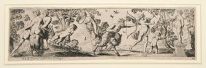 Frises de nymphes et satyres (12 feuilles) - Pierre Brebiette