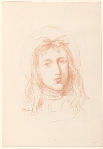 Tête de jeune fille - Pierre Cécile Puvis de Chavannes