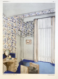 Chambre de jeune fille II, à Paris, illustration de 