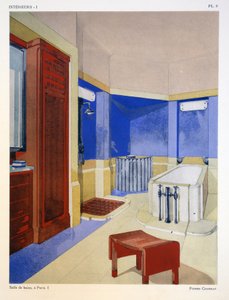 Salle de bains I, à Paris, illustration de 