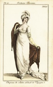 Merveilleuse en robe d