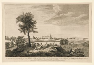 Vue sud-est de la ville de New York, en Amérique du Nord