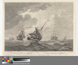 Une forte bourrasque - Pierre Charles Canot