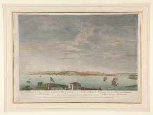 Vue de la ville de Boston, capitale de la Nouvelle-Angleterre, en Amérique du Nord - Pierre Charles Canot