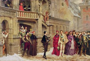 Henri III et le duc de Guise, 1855 - Pierre Charles Comte
