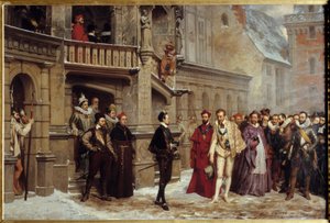 Rencontre entre Henri III Roi de France et Henri Ier de Lorraine, Duc de Guise - Pierre Charles Comte