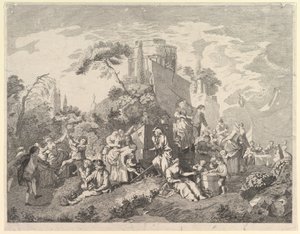 Foire de campagne, 1762 - Pierre Charles Levesque