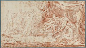 Le bain de Diane - Pierre Charles Tremolieres