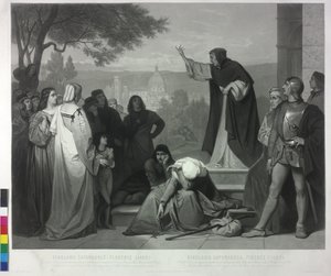 Homélie de Savonarole en 1493 à Florence - Pierre Cottin