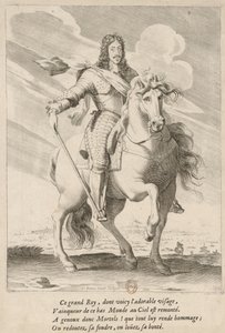 Portrait équestre de Louis XIII de France - Pierre Daret